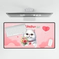 thumbnail image 4 of Happy Valentine's Day Persian holding flowers Desk Mat Full Keyboard Mouse Pad Cat Lover Kitten Owner Gifts Large Mousepad - 3005, 4 of 5