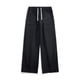 thumbnail image 4 of Pantalones largos para hombre, color liso, de trabajo, de pana, con bolsillos y cordón, de poliéster., 4 of 7