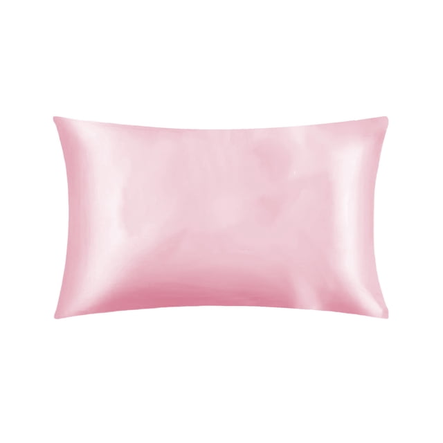 Tauxra Black Satin Pillowcase With Envelope Closure Reduce Hair Breakage For Bed 20x26 Inches For Women Men