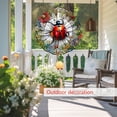 thumbnail image 4 of HELLOYOUNG 10inch Mandala Wind Spinner Vibrant Colors Red Cardinal Wind Chimes, Outdoor Metal Hanging 3D  Wind-Activated Sway & Spin  Garden/Yard/Patio Decor, Wind Sculpture Atmosphere Pendant., 4 of 7