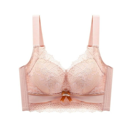 

Bras for Women 2022 Plus Size Bra Big Cup Xxxxxxl Lace Vest Seamless Front Buckle Opening Push Up Big Plus Size Bras Push up Bras for Women