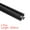 Black, variant on 2020 T Slot Aluminum Extrusion 250mm(9.8 Inch) Black for 3D Printer Laser Engraving Machine 2 Pcs