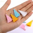 thumbnail image 4 of 100 Pcs Mini Pompon Polyvalent Décoratif Joli Fil Pompon Artisanat Pompon, 4 of 10