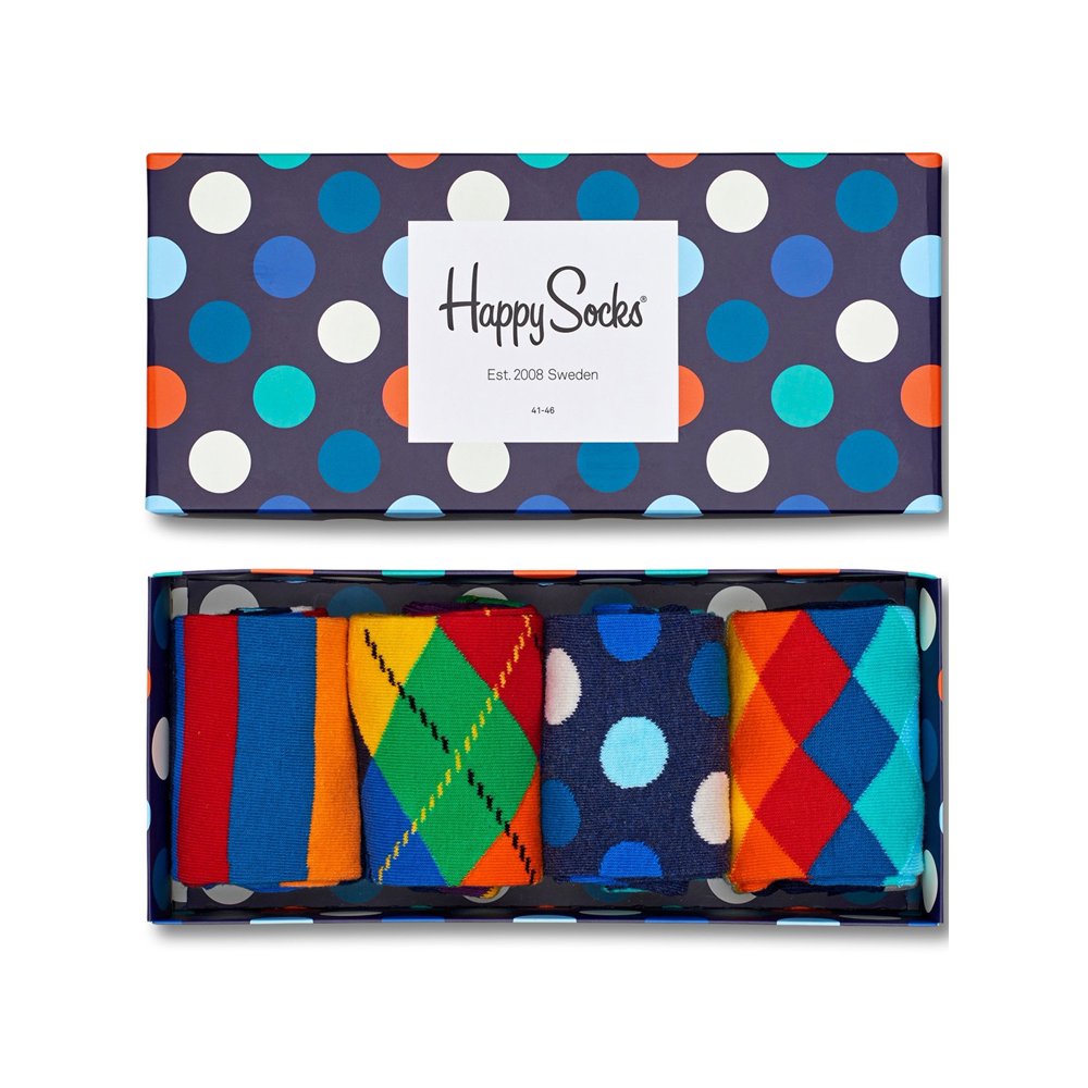 Happy Socks Happy Socks Men's 4Pack Gift Box