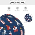 thumbnail image 5 of Pofeuu Cartoon Lighthouse Print Beanie Hat for Men and Women Winter Warm Hats Knit Slouchy Thick Skull Cap, 5 of 7
