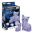 thumbnail image 1 of Puzle de cristal 3D Bepuzzled Cat & Kitten transparente para más de 12 años, 1 of 5