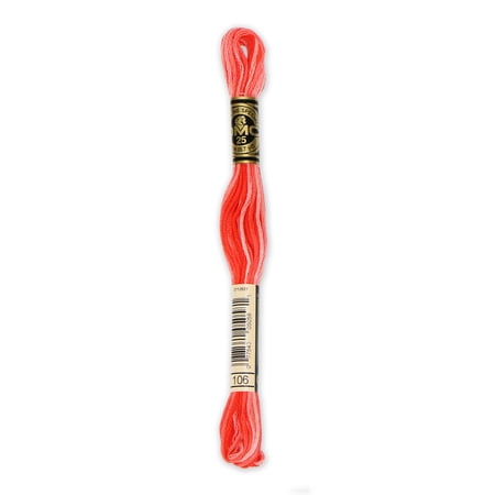 DMC 6-Strand Embroidery Cotton 8.7yd-Variegated Coral