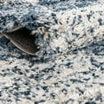 thumbnail image 6 of Rugs.com Serenity Shag Collection Rug – 6 Ft Runner Blue Shag Rug Perfect For Hallways, Entryways, 6 of 9