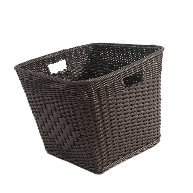 Canasta de lavandería tejida a mano Cesta de almacenamiento elegante Organizador de juguetes Organizador de almacenamiento Canasta de ropa sucia para