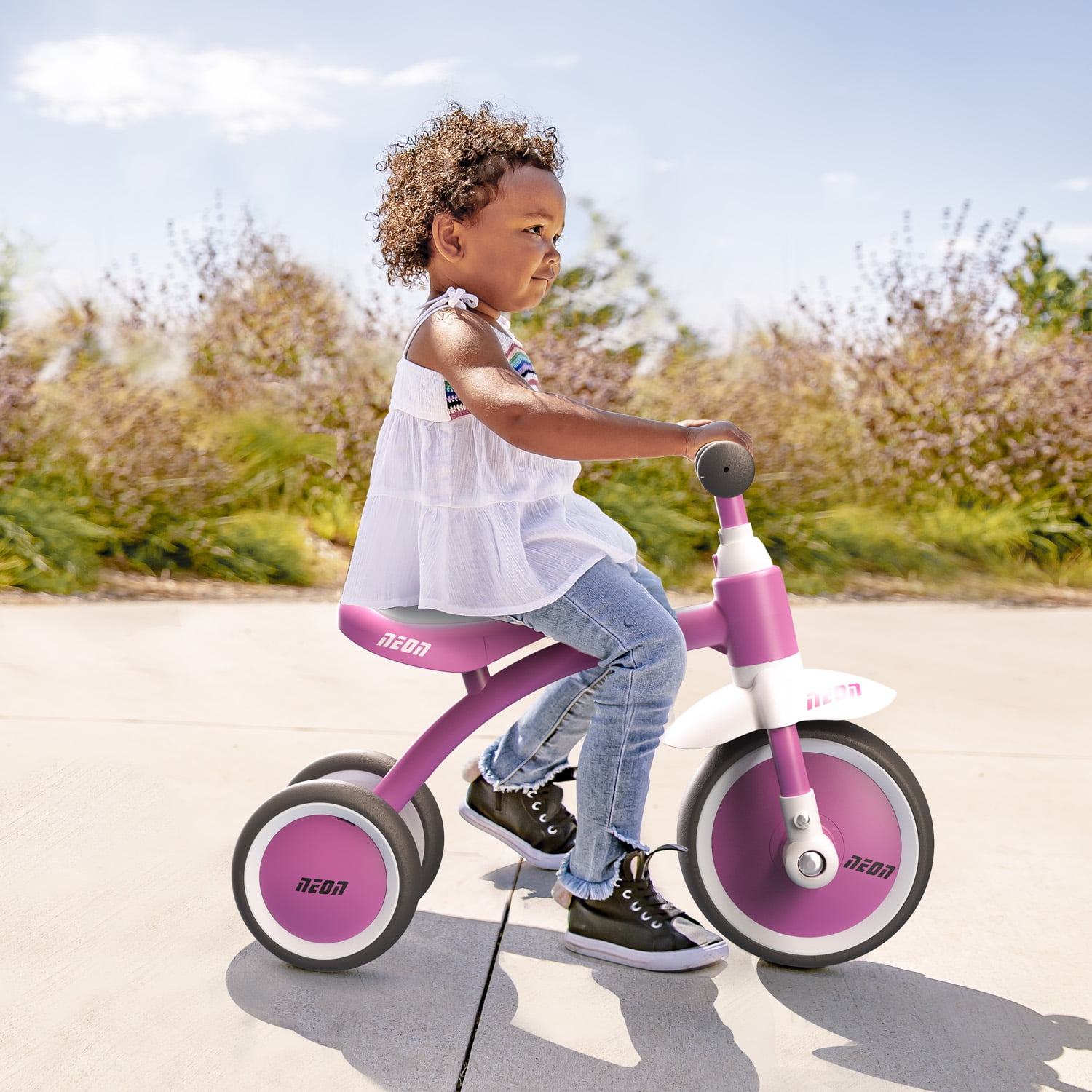 Kinderkraft Freeway Tricycle, Pink, Babies First Bike, Push bike