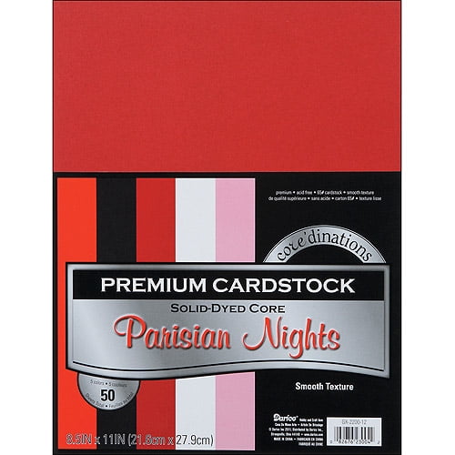 Coredinations Value Pack Smooth Cardstock 8.5X11 50/Pkg-Black Cat 