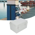 thumbnail image 3 of Caja De Proyectos, Cubierta Con Bisagras Robusta Caja De Conexiones Eléctricas Gris Impermeable ABS Para Césped Para Herramientas Eléctricas, 3 of 7