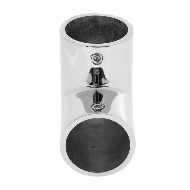 Conector de Barandillas de Pasamano Herraje Reemplazable Ligero Perfecl Plata 25mm
