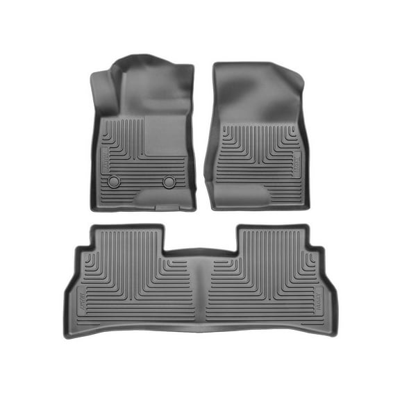 Husky Liners 99261 Weatherbeater Floor Mats Fit 2024-2025 Buick Envista, Chevy Trax - Front/2nd Seat - Black