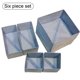 thumbnail image 5 of Laklulu Paquete de 6 cajas de almacenamiento de tela plegables, organizador de cajones, cestas de tela, contenedores, divisores para ropa, ropa interior, sujetadores, calcetines, 5 of 6