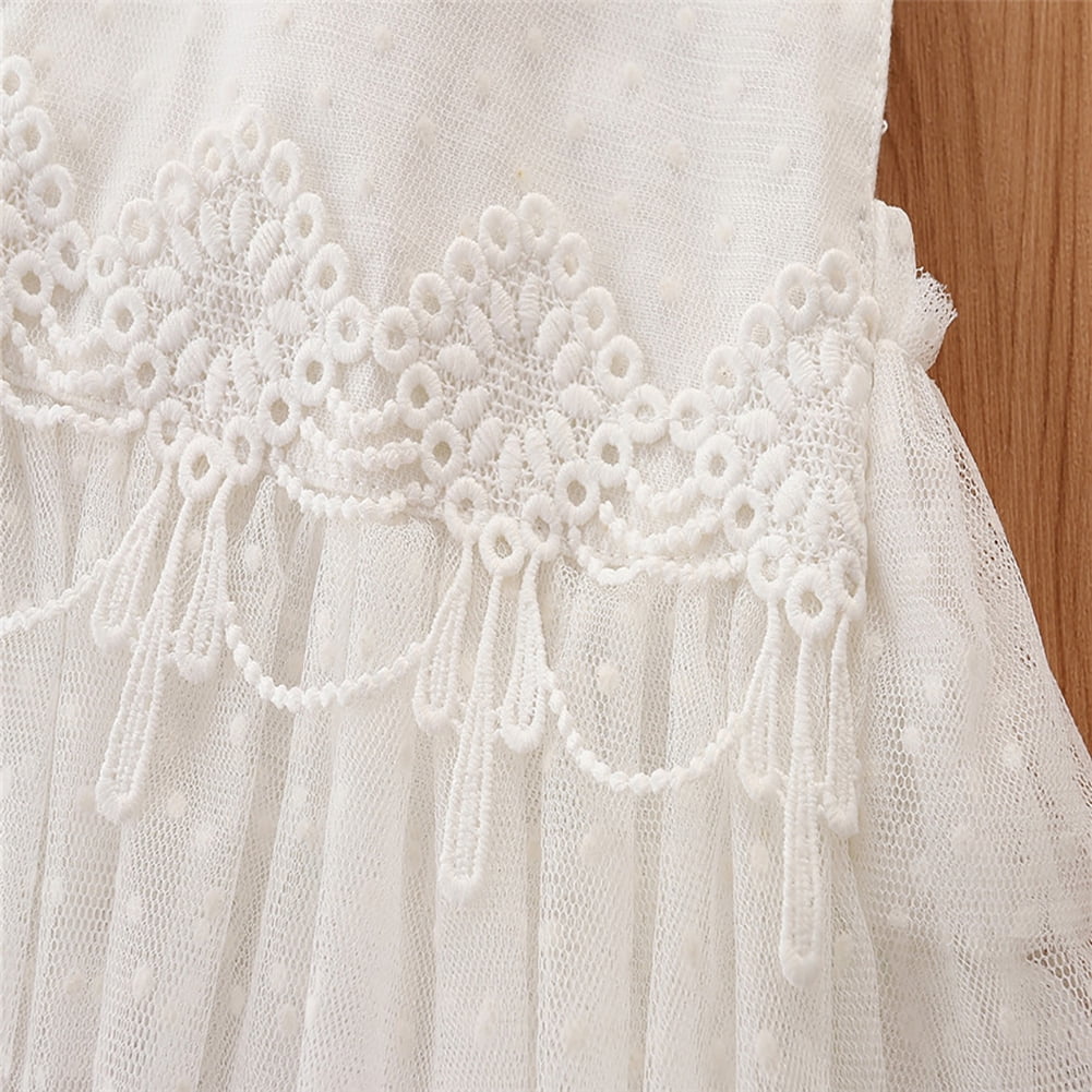 IBTOM CASTLE Baby Girls Lace Bodysuit Boho Clothes 1st Birthday Cake Smash Outfit Newborn Photography Outfits Summer Sunsuit 12-24 Months Beige White