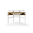 thumbnail image 3 of Layna Wooden Desk Natural/White 43.3L x 22.8W x 34.8H 1 Storage Drawer Side, 3 of 11