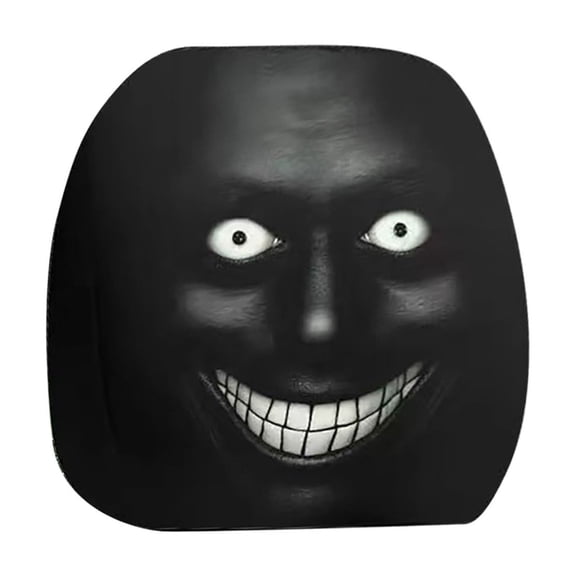 JoyMoreHome Funny Printed Car Headrest Cover, Soft Elastic Decorative Headrest Cover, for Car Front & Rear Seat Headrest