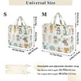 thumbnail image 2 of FORMRS Womens Corduroy Tote Bag Crossbody Shoulder Handbag with Pocket, Cute Animal, 2 of 7