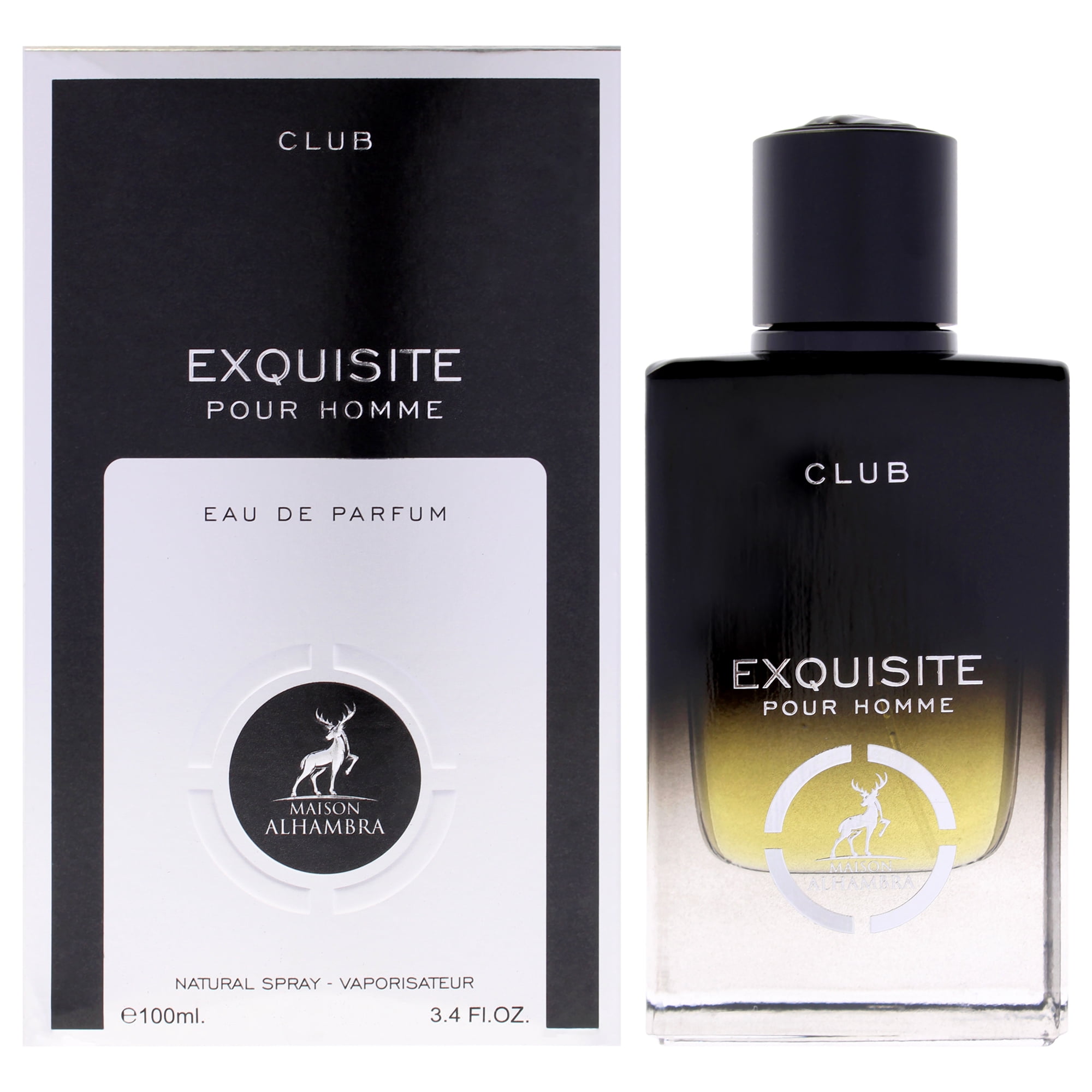香水(男性用) Maison Alhambra Club Exquisite Club Exquisite by Maison Alhambra for Men - 3.4 oz EDP Spray