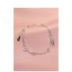 thumbnail image 1 of Pulsera de plata de ley S925 con doble capa apilada y diseño de nicho para mujer, 1 of 5