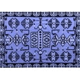thumbnail image 1 of Ahgly Company Indoor Rectangle Southwestern Blue Country Area Rugs, 2' x 5', 1 of 4