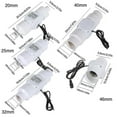 thumbnail image 3 of 12V Inline Ventilation Fan for Toilets & Offices - Easy Install for 20/25/32/40/46mm Holes, 3 of 5
