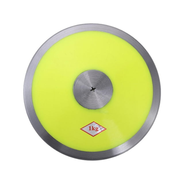 Colaxi 1kg Nylon Discus Throwing Discus for College Sports Events Athletic Training yellow