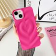 thumbnail image 4 of Case for iPhone 13 Pro,Cute Hot Pink 3D Love Heart Water Ripple Pattern,Soft TPU Camera Protection Shockproof for iPhone 13 Pro Case 6.1 inches, 4 of 13