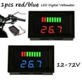 thumbnail image 6 of LED Digital Voltmeter Battery Fuel Gauge Suitable for Marine Motorcycle 12V-72V, 6 of 6