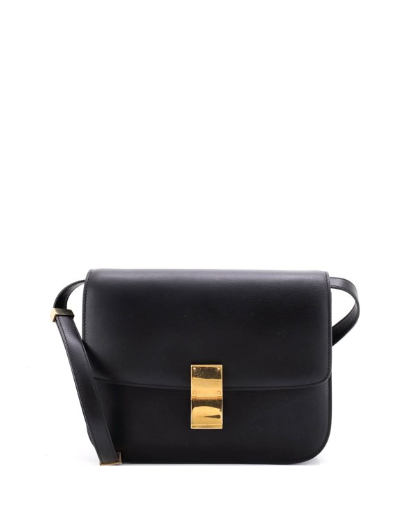 Pre-Owned Classic Box Bag Smooth Leather Medium By Rebag