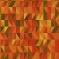 thumbnail image 1 of Ahgly Company Machine Washable Indoor Square Transitional Neon Orange Area Rugs, 7' Square, 1 of 7