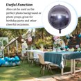 thumbnail image 4 of Cateissary Globos de cumpleaños Película de aluminio Gran tamaño Superficie lisa Globo de la casa 22 pulgadas Lovely Photo Props Accesorio Rojo Kits de decoración para fiestas Púrpura perla, 4 of 6