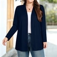 thumbnail image 6 of UQJfacai Lightweight Tunic Cardigan For Women Long Sleeve Open Front Cardigans Fall Elegant Outwear, 6 of 6