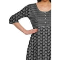 thumbnail image 3 of Moomaya A-Line&nbsp;Kurtis&nbsp;For Women Printed Long&nbsp;Kurti&nbsp;Dress Indian Top For Women, 3 of 5