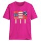 thumbnail image 4 of Blusa informal de manga corta con cuello redondo y estampado suelto de verano para mujer con estilo OAVQHLG3B Store  lin121212, 4 of 4