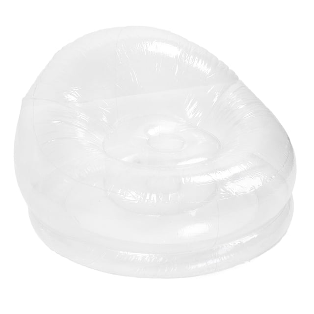 Canapé Gonflable Transparent, Chaise Gonflable Transparente Esthétique Soutien Confortable Portable Durable pour Cour