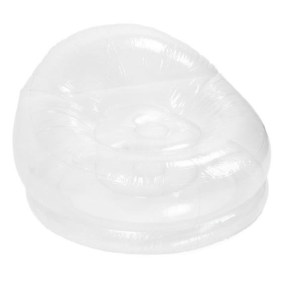 Transparent Blow Sofa , Aesthetic Transparent Inflatable Chair Comfortable Support Portable Enduring for Yard