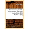 thumbnail image 1 of Jurisprudence Générale. Supplément au Répertoire Méthode. T 14 (Ed.1887-1897), 1 of 1