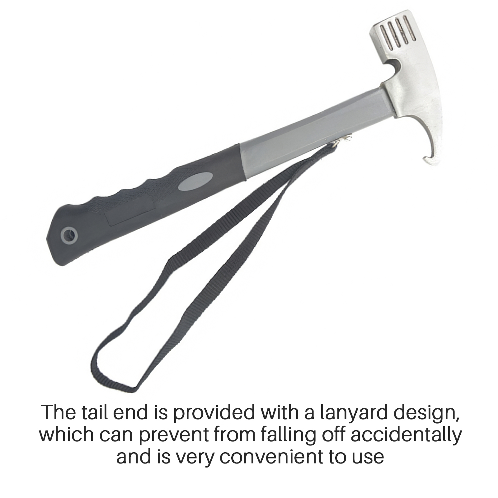 Multi-Functional Nail Hammer Gray 