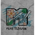 thumbnail image 2 of Retro MTV Crayon Sunflowers Logo Romper Boys or Girls Infant Baby Brisco Brands NB, 2 of 6