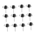 thumbnail image 3 of 12 anclajes para manijas de cercas eléctricas, aisladores de alambre, negro, 2 anillos, aisladores para cercas eléctricas para postes de madera., 3 of 8