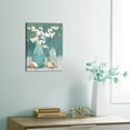 thumbnail image 6 of Bathroom Wall Art Vase Floral, Rustic White Flower Pictures Seashell Conch Prints Vintage Gray and Teal Walls Decor 12x15, 6 of 7