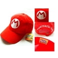 thumbnail image 5 of Students Youth Letters Baseball Cap Sport Hat Red Mario Cap  for Kids Adult Weather Running Tennis Golf, 5 of 5