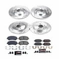 thumbnail image 3 of PowerStop Front and Rear Z23 Evolution Sport Carbon-Fiber Ceramic Brake Pad and Drilled & Slotted Rotor Kit Fits: NISSAN Select Models K8059, 3 of 10