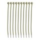 thumbnail image 1 of 10 Uds. De bridas para cables de PVA, aparejo de cebos de pesca de carpa, cinturón atado de ajuste soluble en agua Tmvgtek pescar, 1 of 8