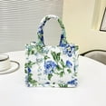 thumbnail image 2 of geerera Fashion Casual Bag Vintage Printed Women's Tote Bag Cotton Linen Bags for Women 8.3x4.3x6.3inch, 2 of 6