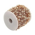 thumbnail image 3 of BalsaCircle 100 feet Rose Gold Artificial Pearls String Beads Garland Roll Party Events Home Decorations Supplies, 3 of 8