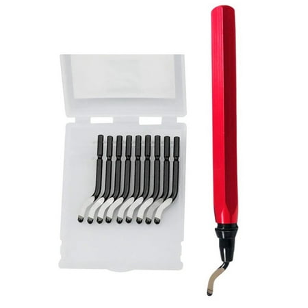 

RB1000 Handle Burr Deburring Remover Cutting Tool with 10pcs Rotary Deburr Blade