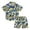 1-Dark Blue261, variant on Little Boys' Lemon Print 2 Piece Outfit Button Down Shirt Shorts Summer Casual Beach Set，Yellow